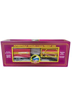 M.T.H. Electric Trains Florida East Coast Flat Car W/Tank Container 20-95404 NIB